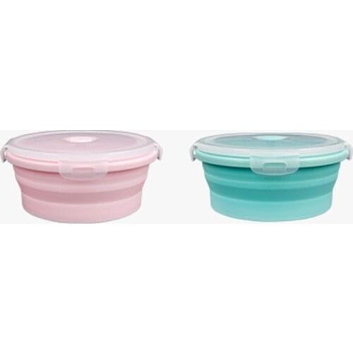 Dog Outdoor Bowl for Pet Hiking/Traveling with Lock Button Food Container with Drinking/Eating Function