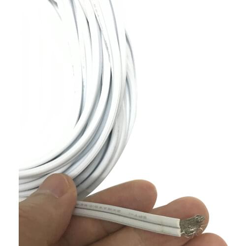 SPT-1 18AWG Parallel Line Power Wire 0.75 square Double Parallel Line Black White Electrical Wire 10 meters/lot