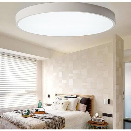 LED Ceiling Light Dimmable 18W/24W/48W 220V With 2 Color Adjustable Warm White/ White For Bedroom Livingroom Ceiling Lamps
