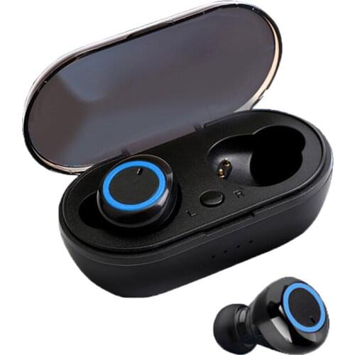 TWS Bluetooth-Compatible Earphone 5.0 Wireless Headset Waterproof Deep Bass Earbuds Wireless Stereo Headphone Sport Earphones