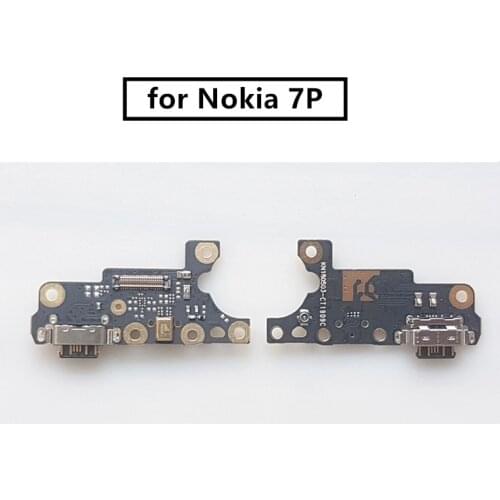For Nokia 7p USB Charger Port Dock Connector PCB Board Ribbon Flex Cable phone screen repair spare parts