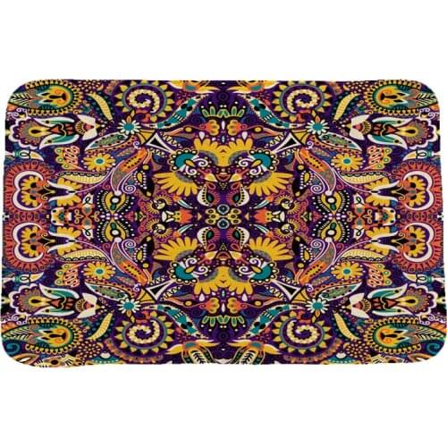 Ethnic Style National Customs Rug Hallway Carpets and Rugs for Bedroom Living Room Carpet Kitchen Bathroom Anti-Slip Floor Mats