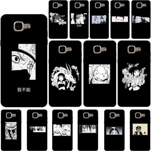YNDFCNB Japanese anime comics Art Aesthetic Phone Case for Samsung A6 A8 Plus A7 A9 A20 A20S A30 A30S A40 A50 A70