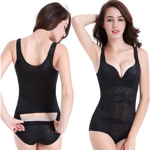 Women Back Off Conjoined Underwear Shaper Corset Belt Convenience Adjustable Shoulder Strap Ultra-Thin Sexy Shaping Underwear