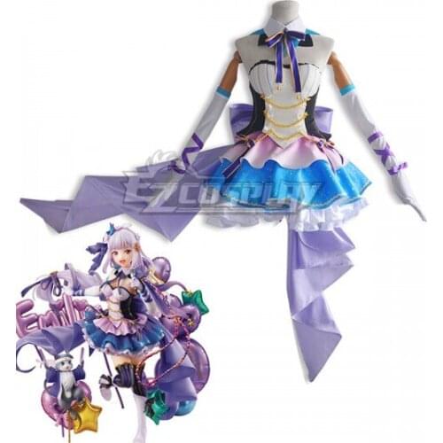 Re: Life In A Different World From Zero Emilia Idol Dress Girls Halloween Party Suit Adult Dress Cosplay Costume E001