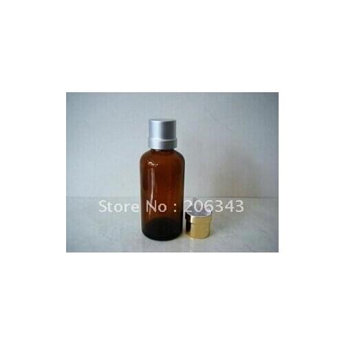 100ml brown/green/blue essential oil bottle with gold electric aluminum cap+plastic stopper ,glass bottle