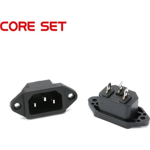 5PCS AC Socket Adapter 3PAC 3 PIN AC Power Socket Connector AC