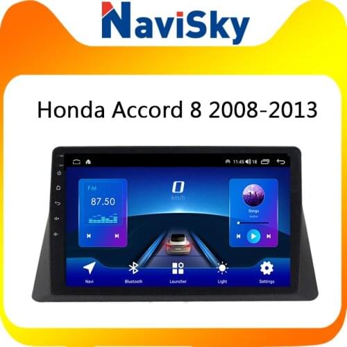 NaviSky Car Radio Video Player For Honda Accord 8 Spirior 2009-2013 Navigation Stereo GPS Audio Multimedia System Android no DVD