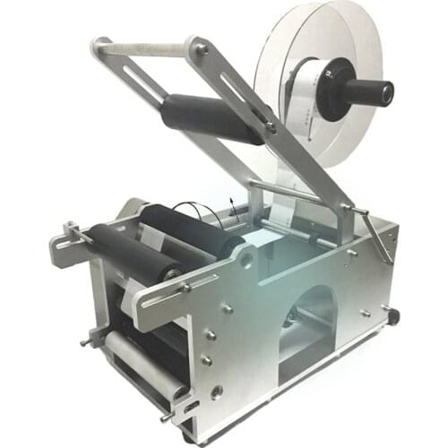 Semi-automatic Round Bottle Labelling Machine Stick Dispenser Machine Labeling Machine For Plastic Glass Round Bottles