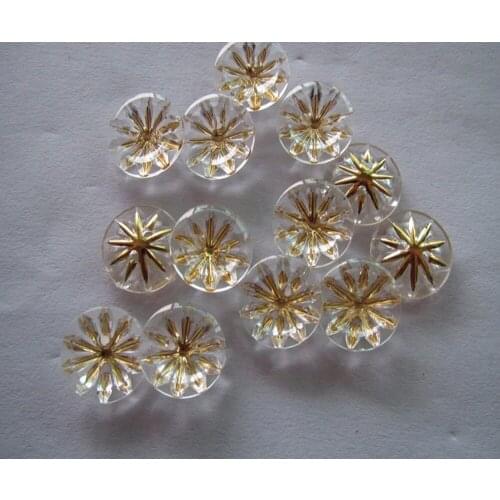 Free shipping 13mm Acrylic buttons 2 holes crystal button Rhinestone fashion shirt button 100pcs