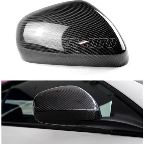 Carbon Fiber Side Mirror Cover For Maserati GranCabrio GranTurismo Replace Re-Styling Caps Carbon