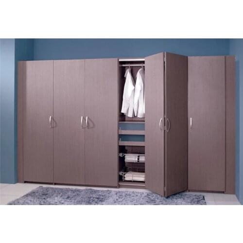 Swing door wardrobe melaine surface