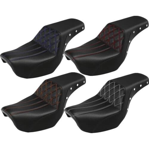 Motorcycle Seat For Harley Dyna 2006-2017 FXD FXDWG FLD Fat Street Bob Super Glide Custom Low Rider Driver Passenger
