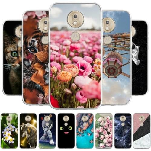 Cartoon Case For Motorola Moto G7 Play Phone bags Soft Cover For Motorola G7 Power TPU Coque Capa Animal Painted Fundas Bumper