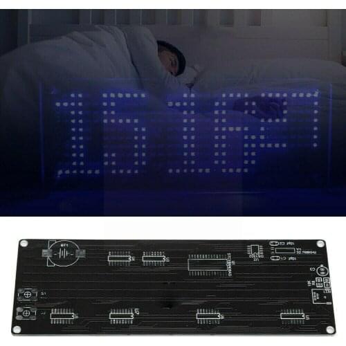 SMD LED Dot Matrixs Digital Clock Production Kit Electronic Clock Electronic Kit DIY Accessory Parts Production W9R1
