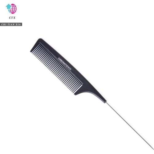 Hairdressing Hair Stylist Salon Carbon Combs Kit Silicon Carbon Anti Static Profesional Barber Combs L06400