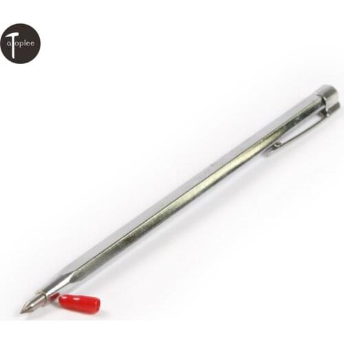 1PC Tungsten Steel Tip Scriber Pen Marking Engraving Tools Clip Pen For Ceramics Glass Shell Metal Lettering Marking Tool