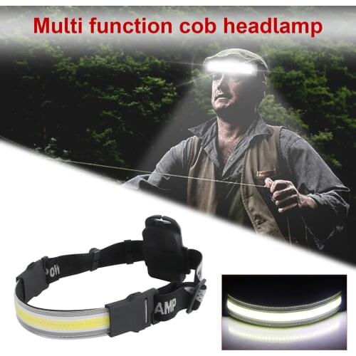 The Latest Headlamps 5w Three-speed Multi-function Cob Headlamp Outdoor Waterproof Led Headlamp Bulb Portable Headlamps