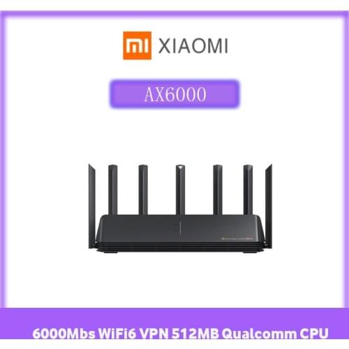New 2021 Xiaomi AX6000 AIoT Router 6000Mbs WiFi6 VPN 512MB Qualcomm CPU Mesh Repeater External Signal Network Amplifier Mi Home