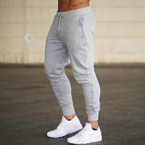 New Jogging Pants Men Sport Sweatpants Running Pants Pants Men Joggers Cotton Trackpants Slim Fit Pants Bodybuilding Trouser
