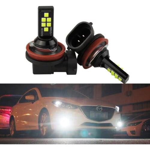 2pcs P13W H11 H8 H4 H1 H3 H7 9005 9006 HB4 HB3 H16 5202 3030 Chips Fog Lights Bulb Car Driving Light Foglamps Auto Leds Lamp 12v