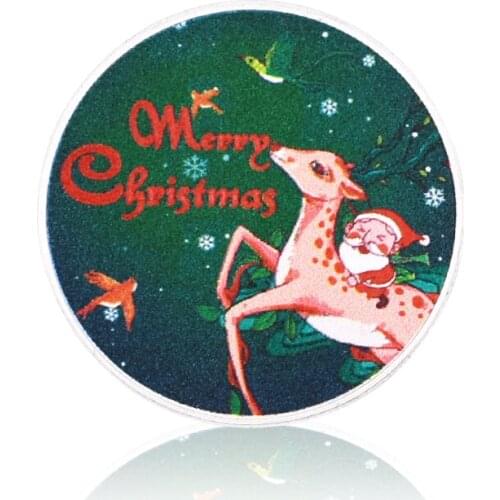 Merry Christmas Silver Coin 999.9 Silver Plated Challenge Coin Decorative Crafts Non-currency Coins