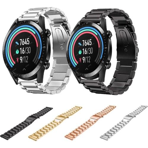 Stainless Steel Replacement Bracelet For Huawei GT 2 46mm Metal Wrist Strap For Huawei GT 2E/GT 2 Pro/Honor Magic Watch Correa