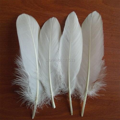 Goose Feather!Beige Goose Satinettes feathers(200 pcs per lot) Perfect for crafts,costume design,headbands or hair fascinators