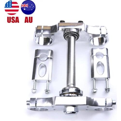 TDPRO 22mm Handlebar Triple Clamp Risers Holder 45/48mm Upside Down Front Forks 125cc 140cc 150cc 160cc Dirt Pit Bike