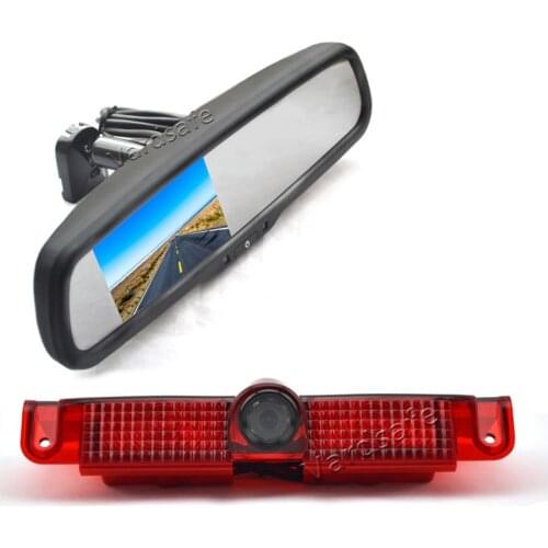 Vardsafe VS706R | Reverse Backup camera + Replacement Rear View Mirror Monitor for Chevy Express / GMC Savana Van (2003-2019)