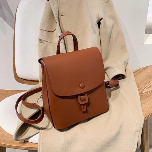 High Quality Woman Leather Backpack New Womens Double Shoulder Bag Fashion Versatile Cowhide Texture Travel Soft leather Bags
