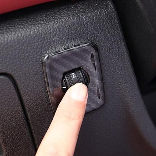 1pc for MG HS 2018-2019 Headlamp switch key Decorative frame