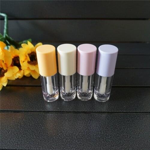 10/30/50pcs 6.5ml Empty Clear Lip Gloss Tubes Lip Glaze Big Doe Foot Wand Makeup DIY Cosmetic Lipstick Lip Oils Lip Balm Holder