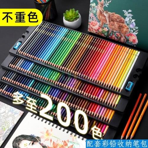 200 Colored Pencils, Professional Oil Colored Pencils, Art Coloring,Sketching,Drawing Arts,High Saturation, Stackable,Children