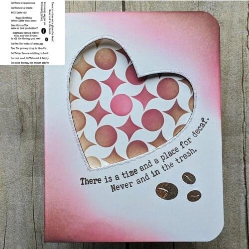 4*6 inch Clear Stamps Words Letter Coffeinate & Create Sentiments for DIY Craft Paper Cards Album Making Template 2021 New