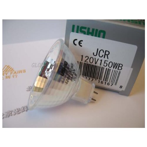 5pcs,USHIO JCR 120V150WB 120V 150W halogen lamp,JCR120V150WB,120V 150W GY5.3 bulb,DHL EMS Free shipping