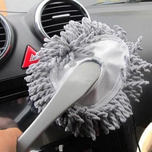50% HOT SALES!!! Car Vehicle Detachable Handle Wax Brush Small Mop Duster Washing Cleaning Tool