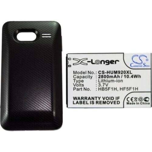 Cameron Sino 2800mah battery for HUAWEI Activa 4G M920 HB5F1H HF5F1H for METROPCS Activa 4G M920 HB5F1H HF5F1H
