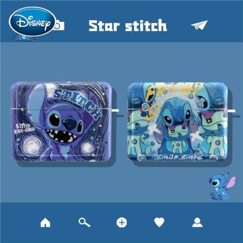 Stitch AirPods Pro Apple Wireless Headphone Case 2/3 Generation Square Protective Shell Creative Tide Applicable