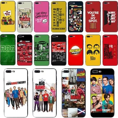 Hit TV Series The Big Bang Theory Soft Mobile Cover For Iphone X XR 12 XS 11 Pro Max Phone Case 7 8 Plus 6s 6 10 SE Luxury Shell