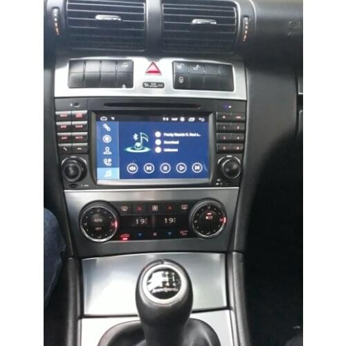 For BENZ W203 Android10 4+128G Screen Car Multimedia DVD Player GPS Navigation Auto Audio Radio Stereo Head Unit