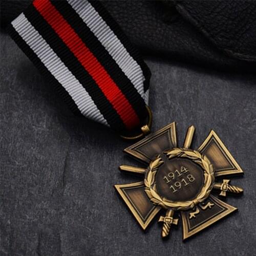 GERMANY 1914 1918 MEDAL BADGE HINDENBURG HONOR CROSS WITH RIBBON