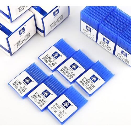 Q.X.YUN Sewing Machine Needles 100xPcs DCX27 82X1 81X5 191GS B27 MY1023 for Pegasus Siruba Industrial Sewing Machine