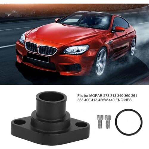 Thermostat Housing Assembly Water Neck Thermostat Apron Part Fits for MOPAR 273 318 340 360 361 383 400 413 426W 440 ENGINE