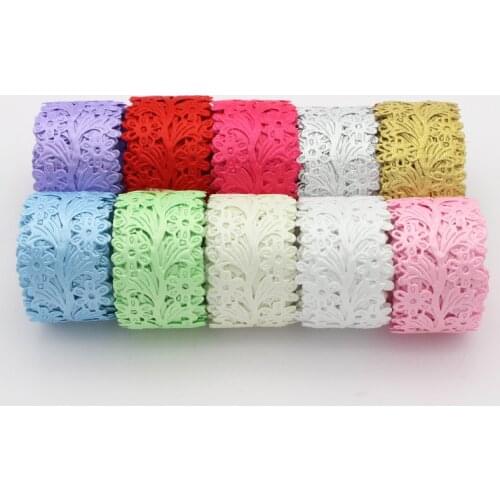 20yards/lot Multi Size Flower Vine Webbing Ribbons Sewing For Garment Home Decor DIY Cake Gift Packaging Ribbon Accessories