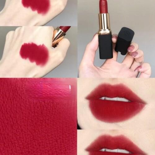 TT World Rich Flower Loreal Multiple Repairing Essence Lipstick 666 Open Red 294 Colorful Matte Lipstick Lipstick