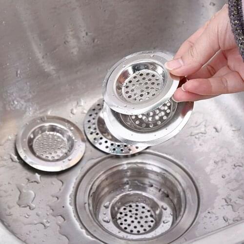 New Stainless Steel Kitchen Sink Strainer Cover for Bath Drain Drainer Strainer Basin Water Sink Filter Cover Sinkhole