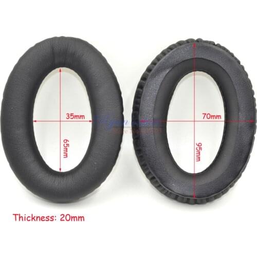 95x70mm oval cushion ear pads earpad replacement pads cover pillow for most brand headphones 9.5x7cm