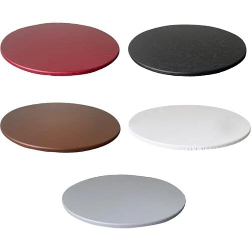 Wipe Clean Waterproof Polyester Table Cloth Cover 90cm Diameter Round Tablecover