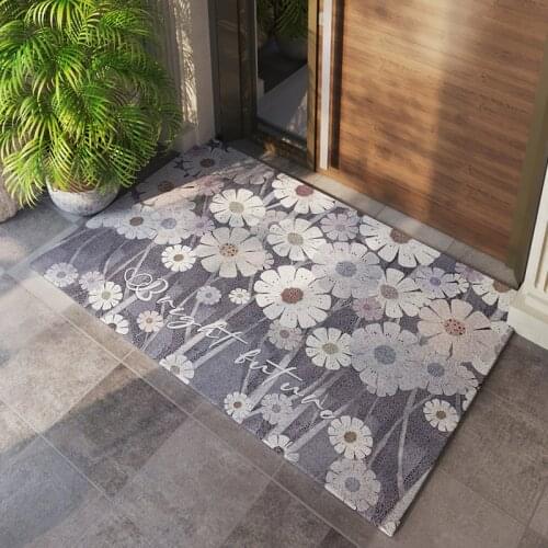 Rectangle Can Be Customized Mats Carpet PVC Kitchen Mat Bathroom Mat Cuttable Home Door Mats Non-slip Entrance Door Mat Carpet